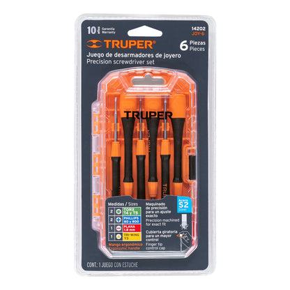 Juego con 6 desarmadores de precisión