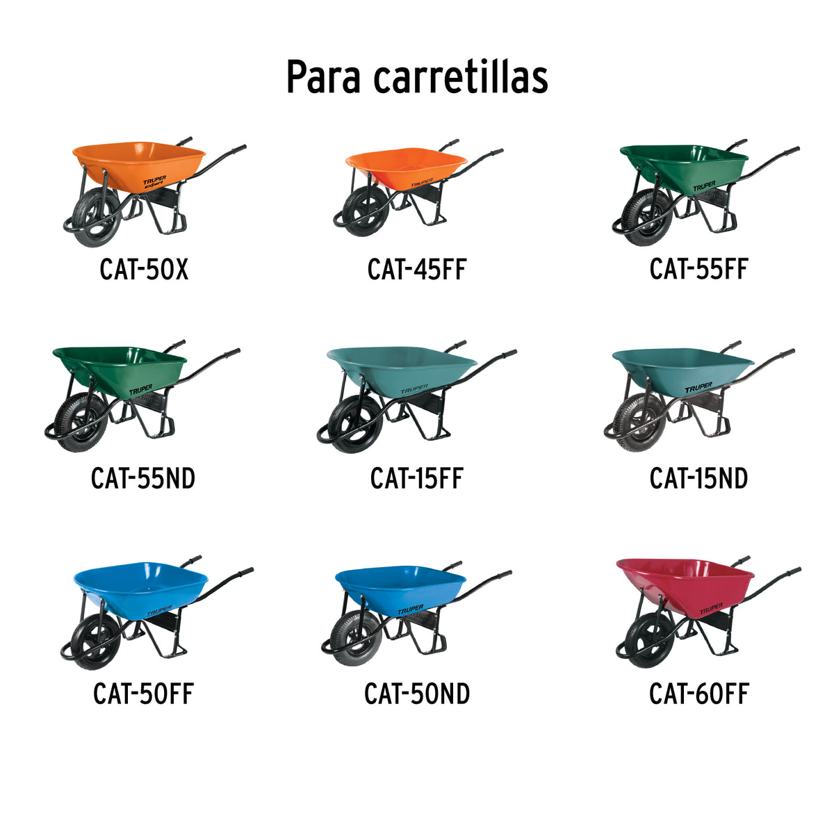Tornilleria chumaceras y eje p/carretillas - SKU 100154