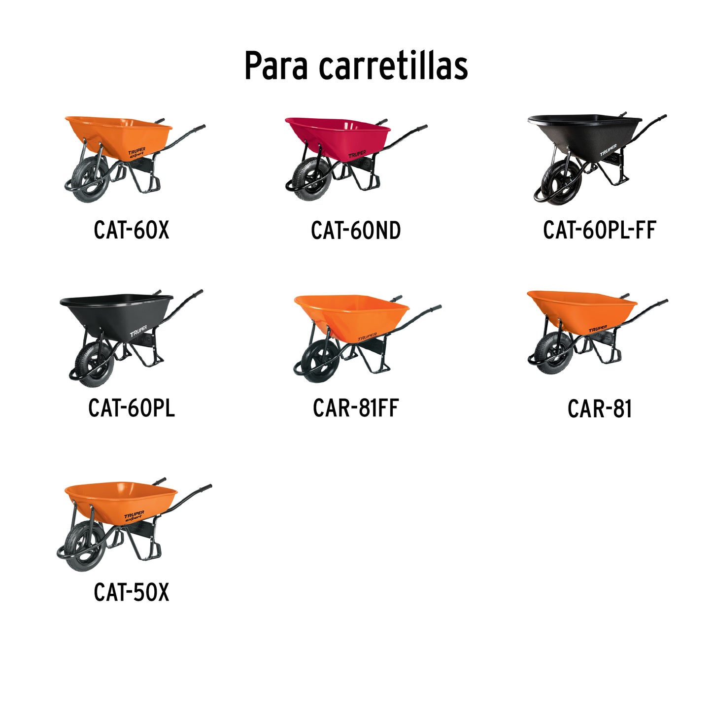 Tornilleria chumaceras y eje p/carretillas - SKU 100154