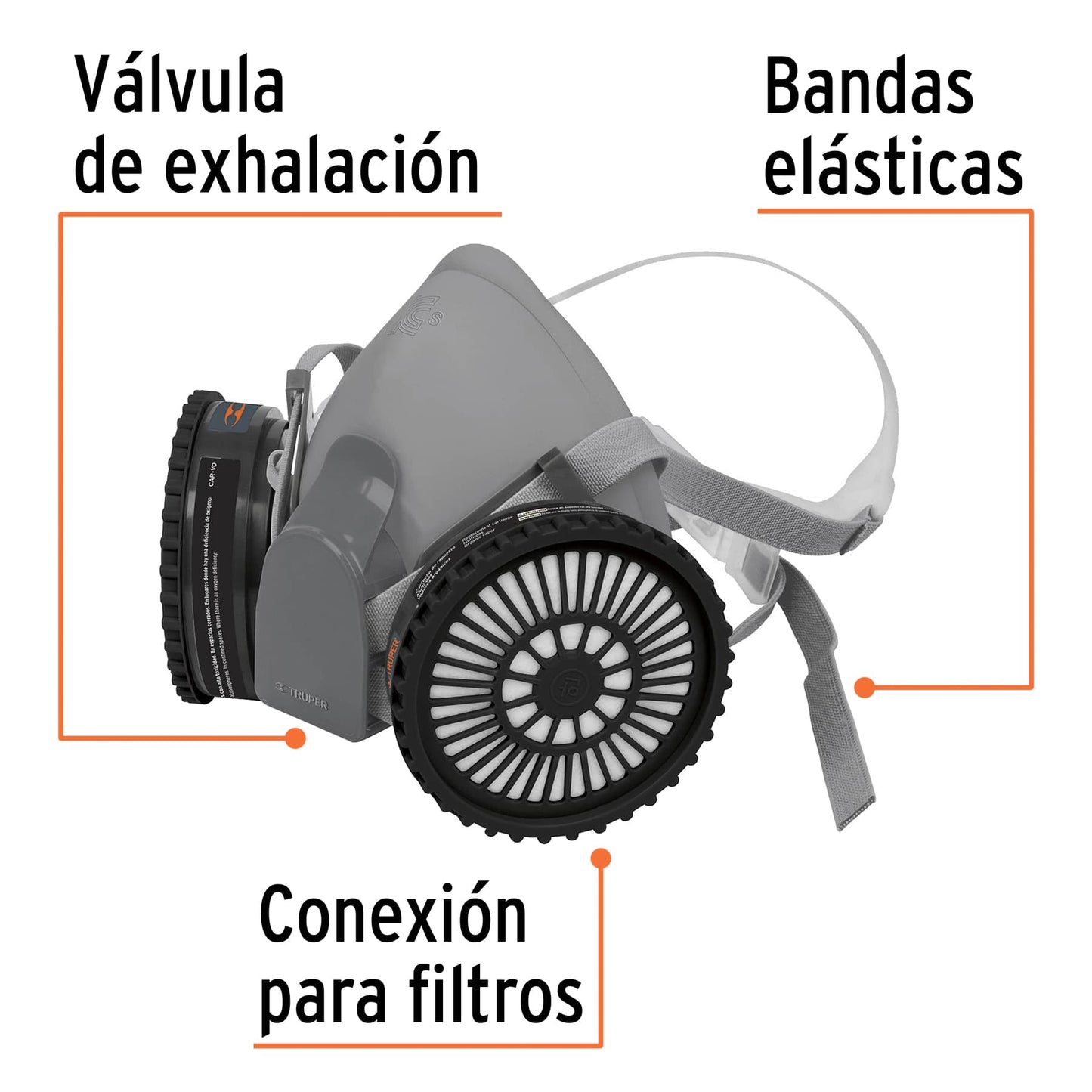 Kit respirador para pintura y pesticida
