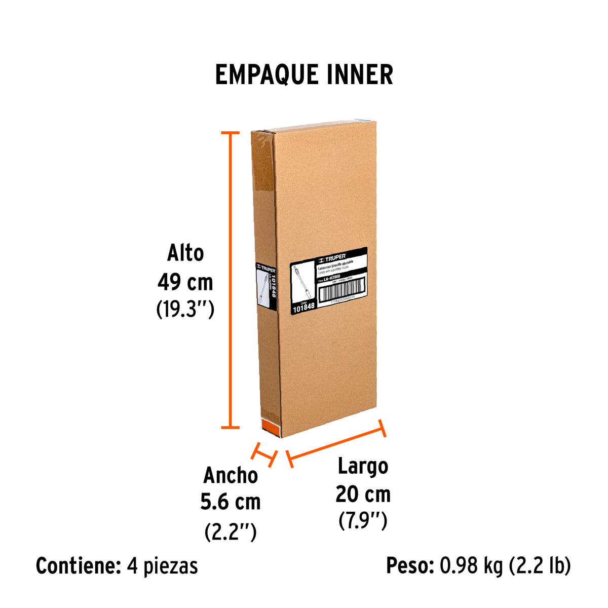Lanza ajustable para HILA-2000 - SKU 101848