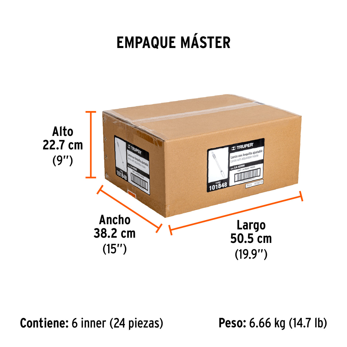 Lanza ajustable para HILA-2000 - SKU 101848