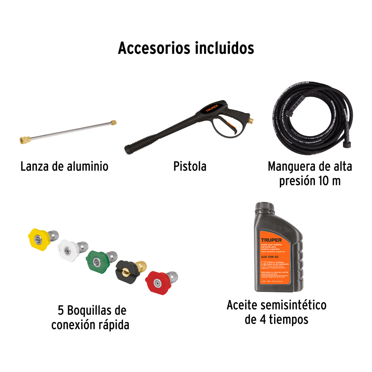 Hidrolavadora con motor a gasolina, 2,800 PSI · vista 4