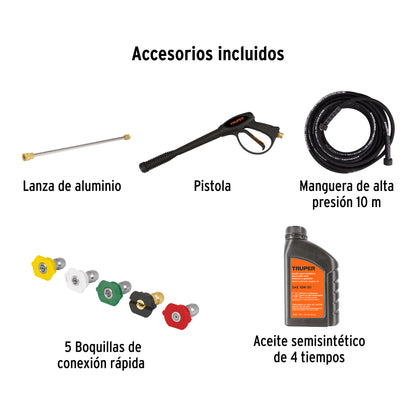 Hidrolavadora con motor a gasolina, 2,800 PSI · vista 4