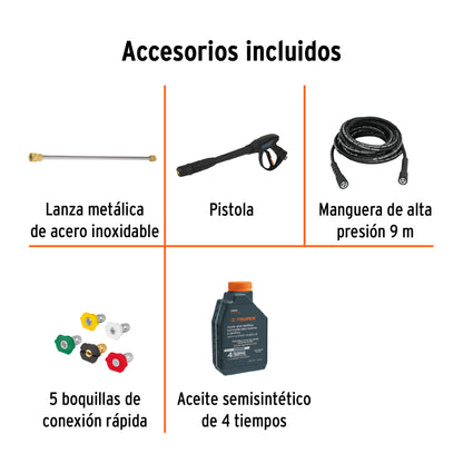 Hidrolavadora a gasolina 3300 PSI