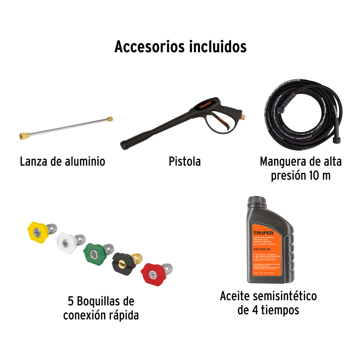 Hidrolavadora con motor a gasolina, 3,300 PSI · vista 4