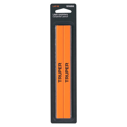 Blíster 2 lápices de carpintero 18 cm