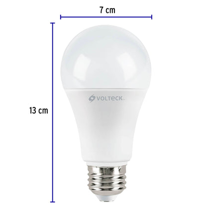 Pack de 4 focos LED 14W A19 6500K blanca fría 1500 lm