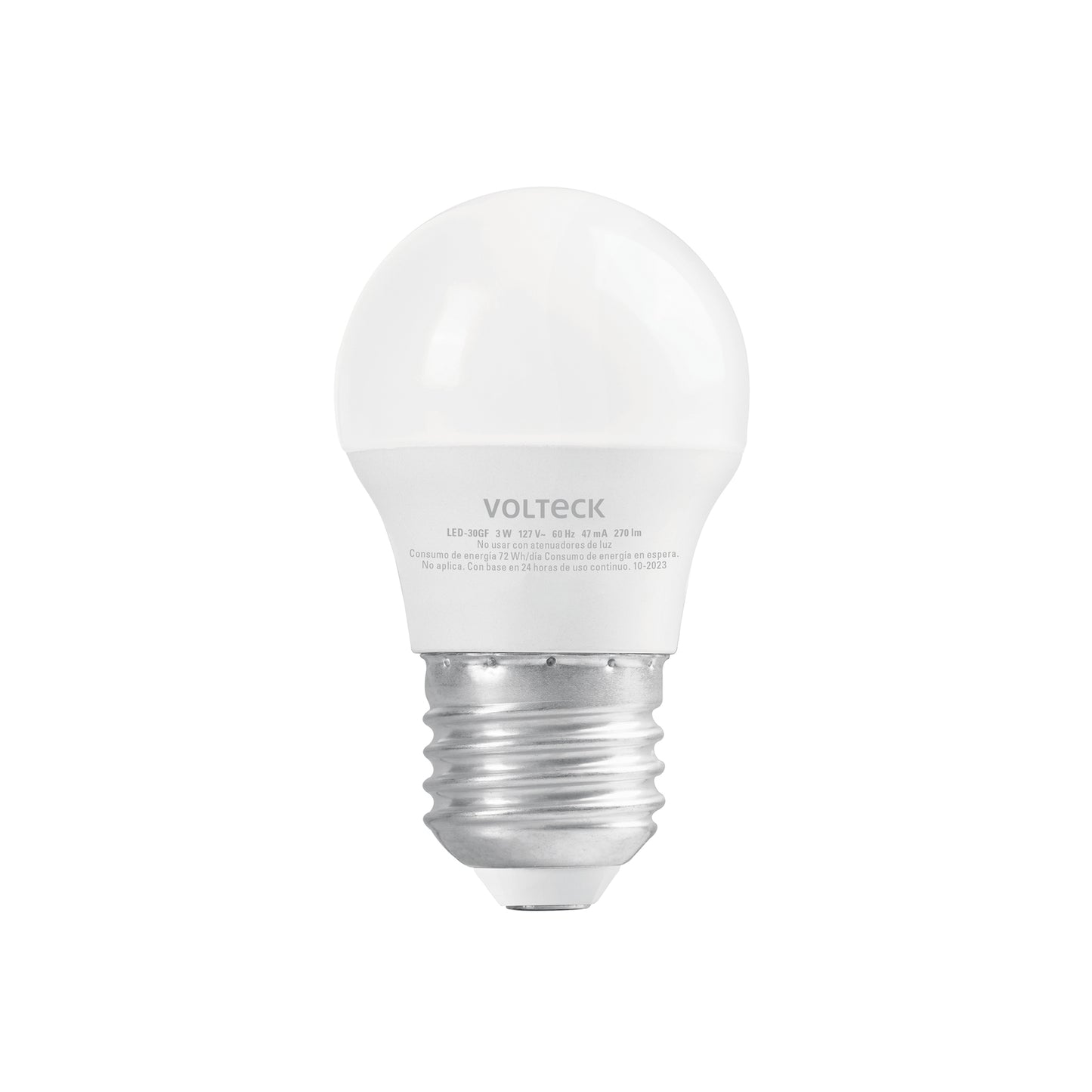 Foco LED 3W G45 6500K blanca fría 270 lm