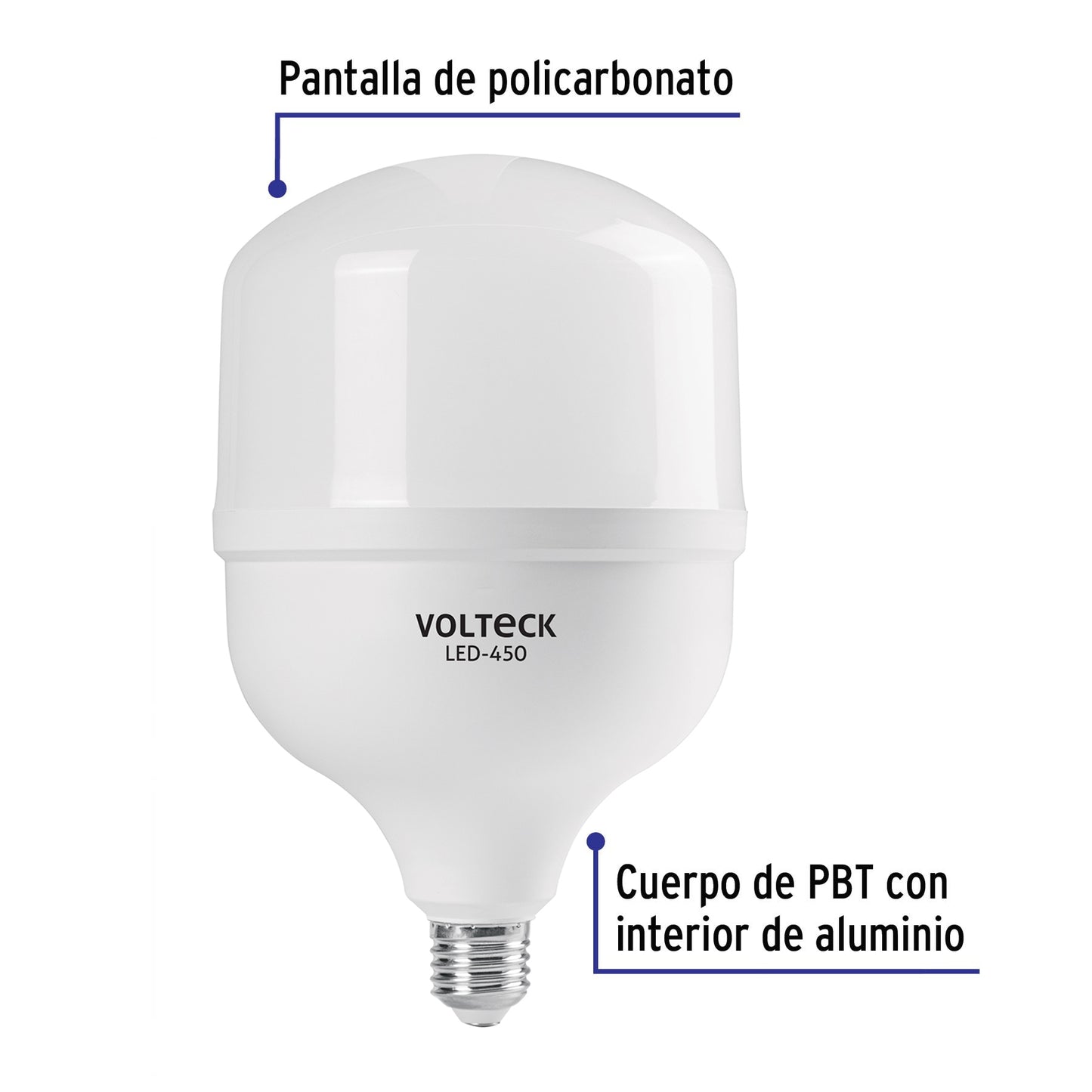 Foco LED de alta potencia de 50W con luz fría