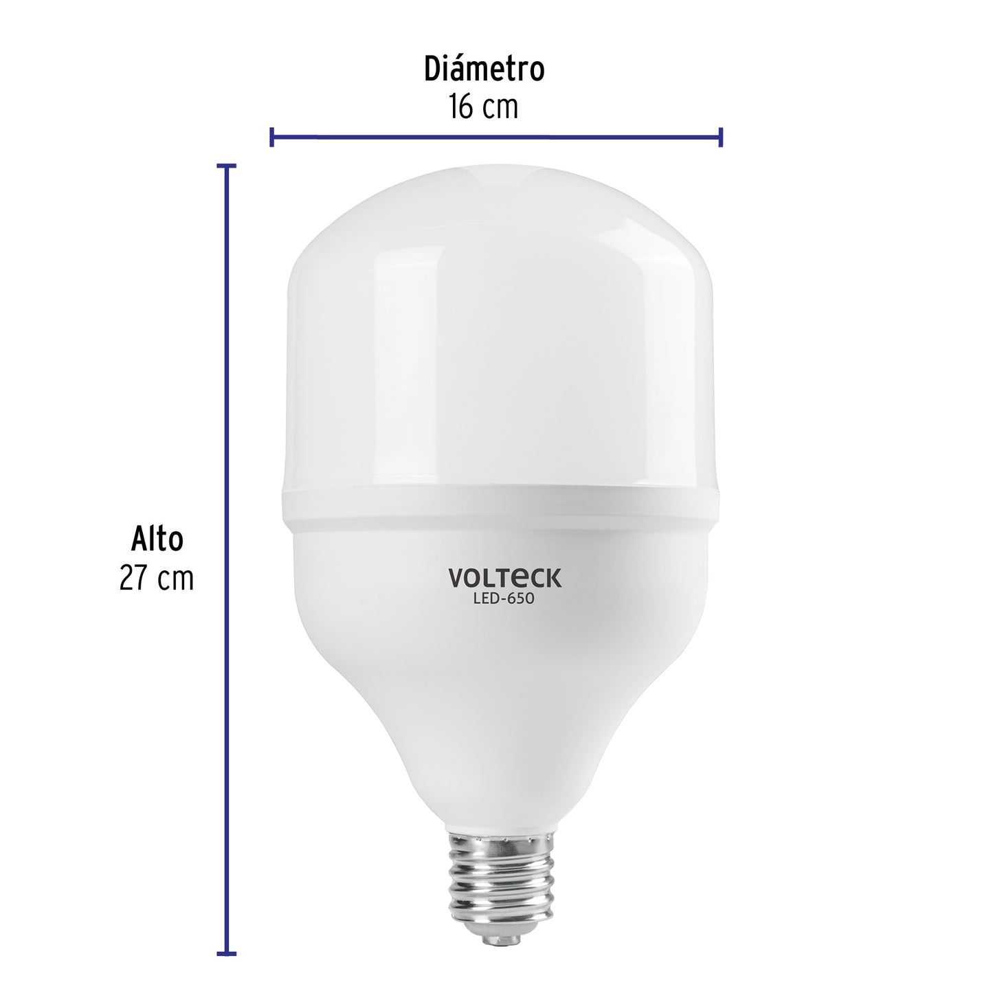 Foco LED de alta potencia de 60W con luz fría