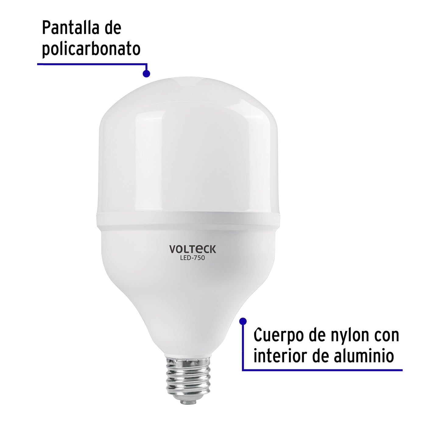 Foco LED de alta potencia de 70W con luz fría