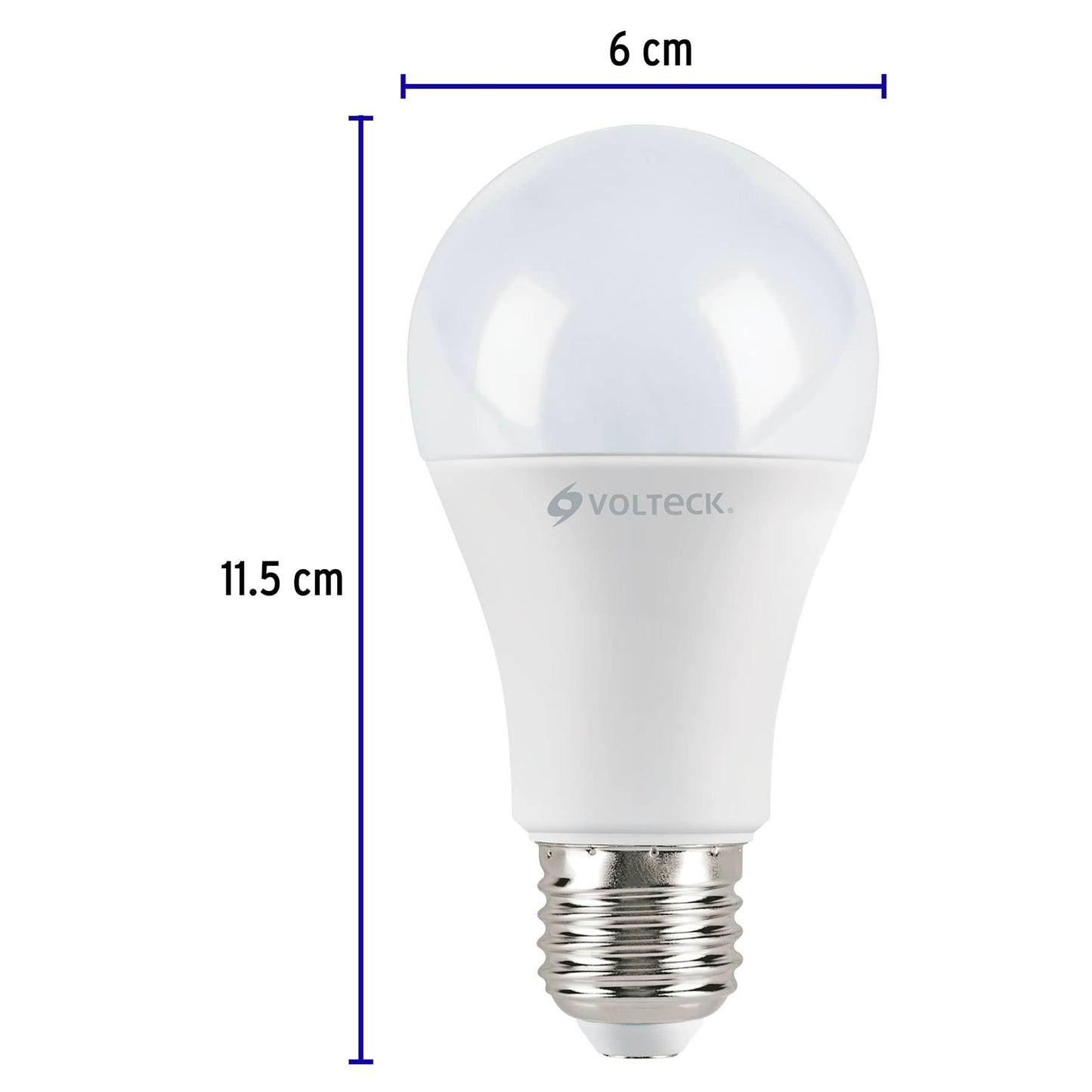 Pack de 4 focos LED 12W A19 6500K blanca fría 1050 lm