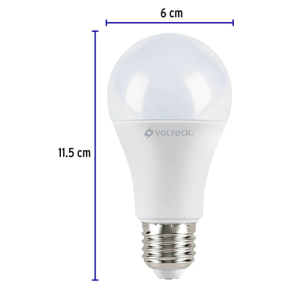 Pack de 4 focos LED 12W A19 6500K blanca fría 1050 lm