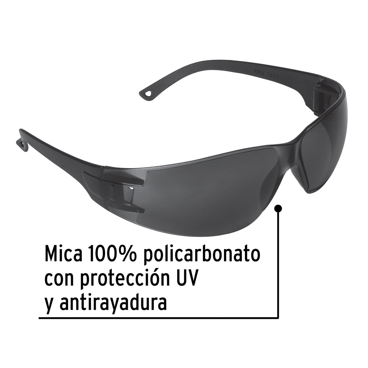 Lentes de seguridad grises PRETUL LITE (LEN-SN-P)