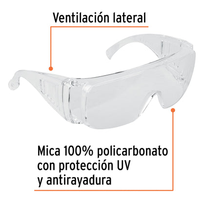 Lentes de seguridad transparentes TRUPER Safe (LEN-ST)