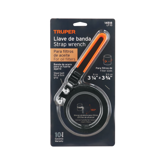 Llave de banda metalica para filtro de aceite grande