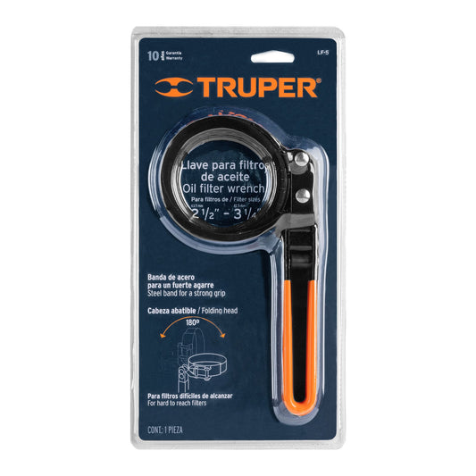 Llave de banda metalica para filtro de aceite mediana