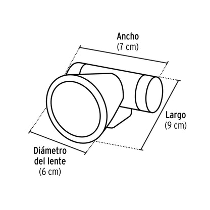 Linterna de minero LED 160 lm USB