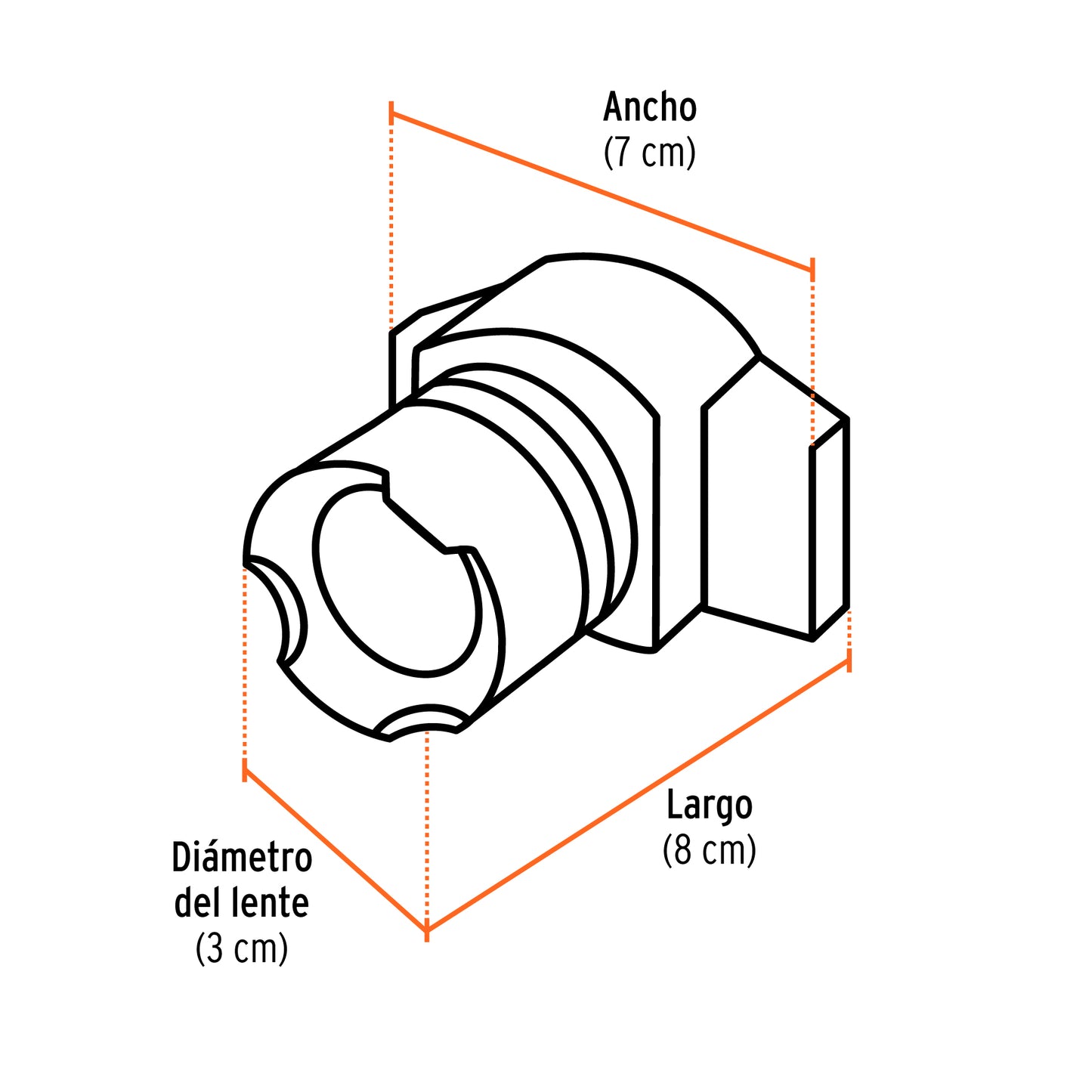 Linterna de minero LED 430 lm