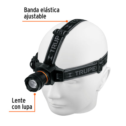 Linterna de minero 1 LED 340 lm recargable