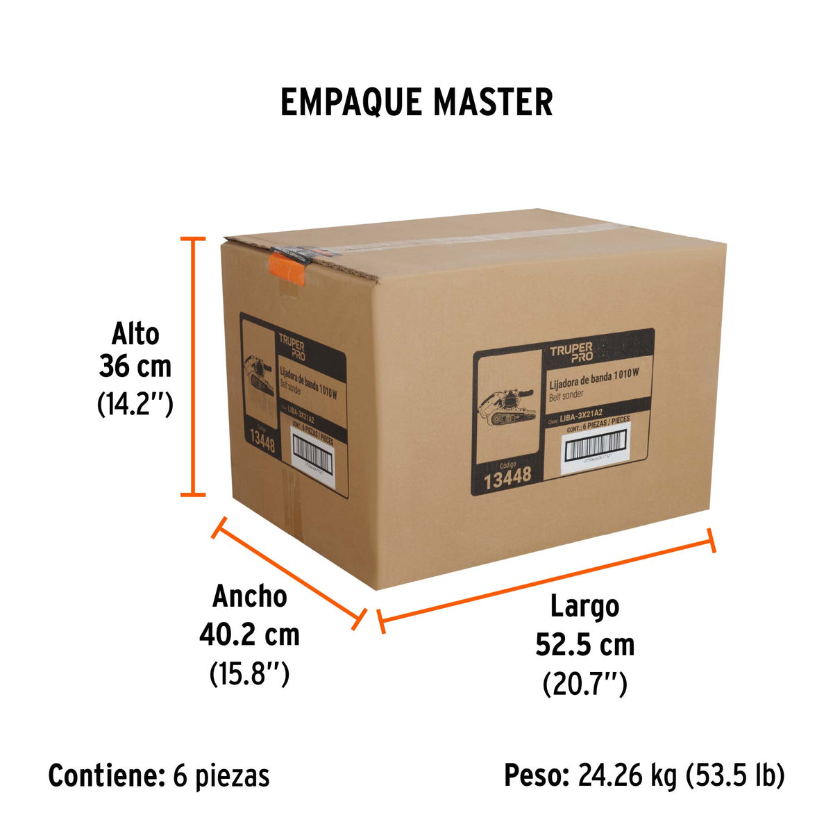 Lijadora de banda 3 x 21 pulg 1010W - SKU 13448