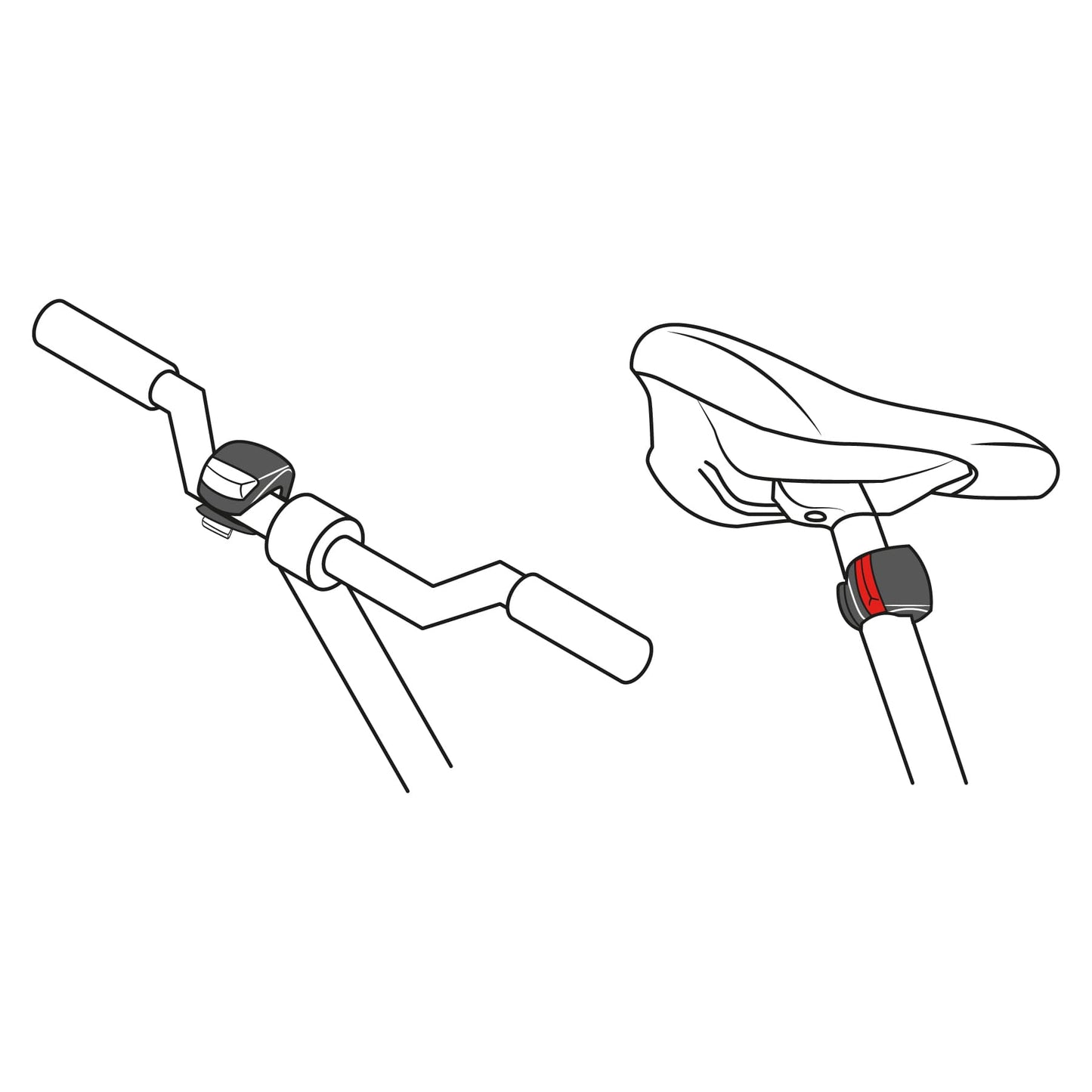 Juego de luces LED para bicicleta