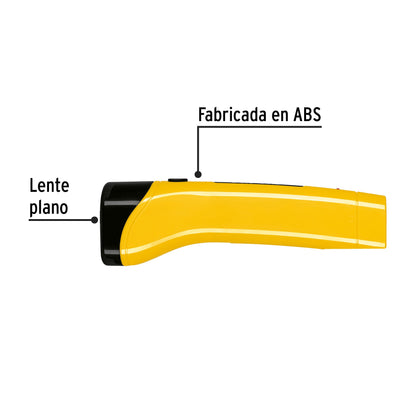 Linterna plástica LED 80 lm recargable