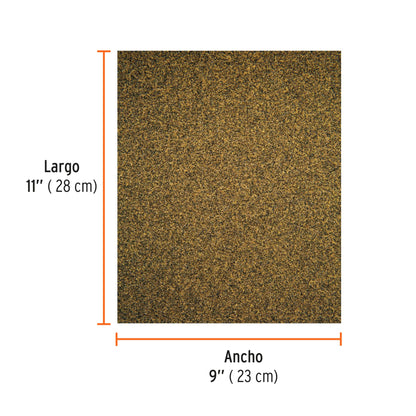 Lija para madera papel cabinet grano 80