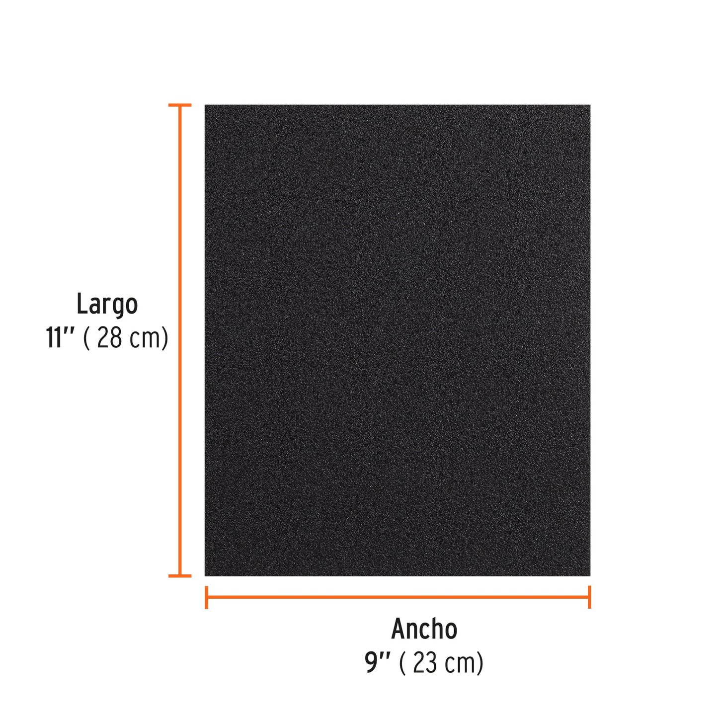 Lija de esmeril negra grano 50