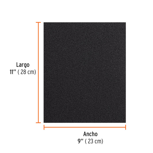 Lija de esmeril negra grano 50