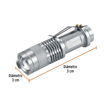 Linterna de aluminio LED 40 lm