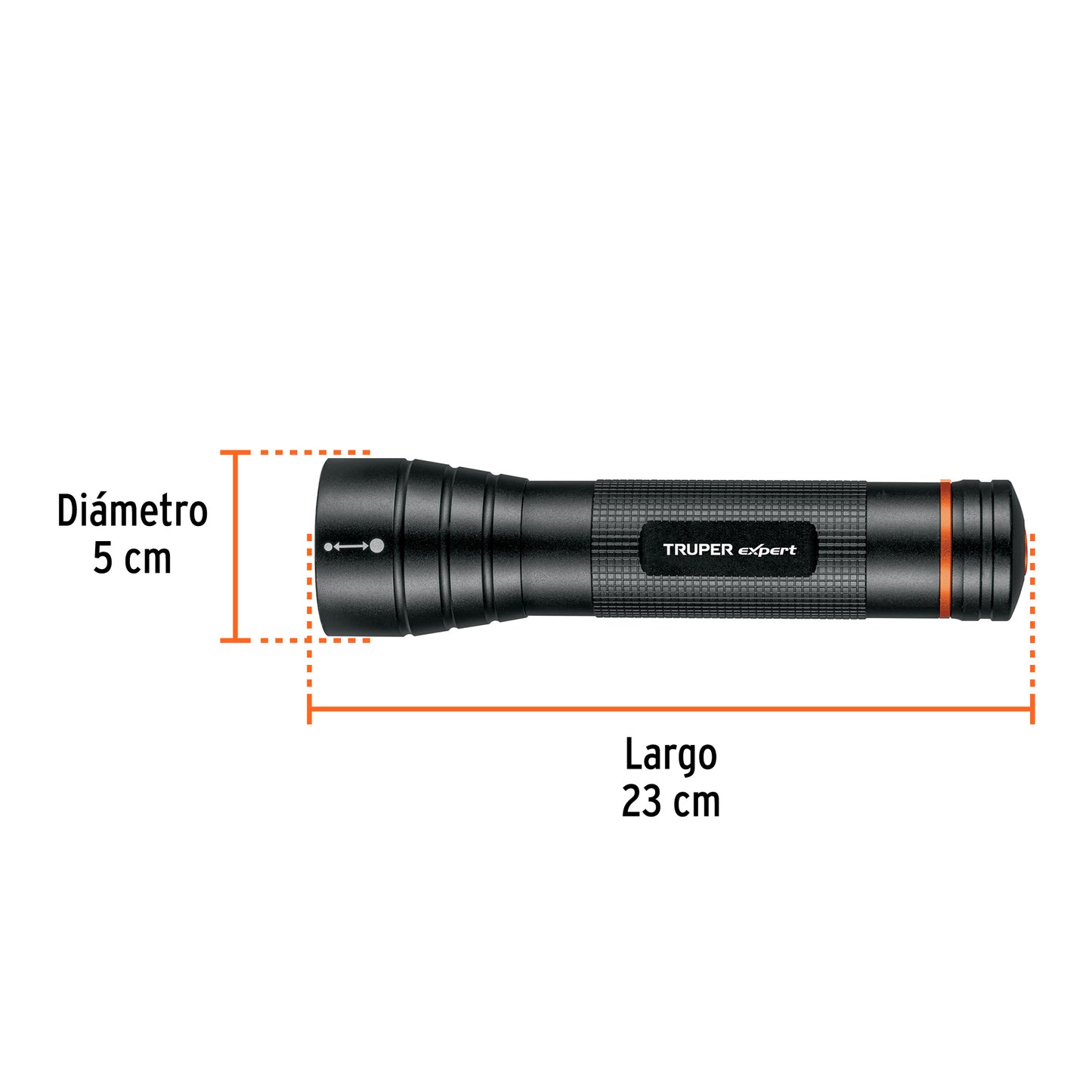 Linterna de aluminio LED Cree 500 lm