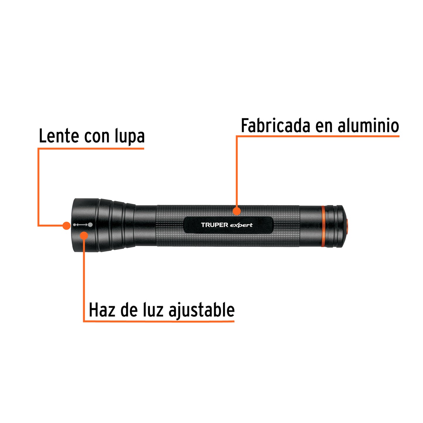 Linterna de aluminio LED Cree 850 lm