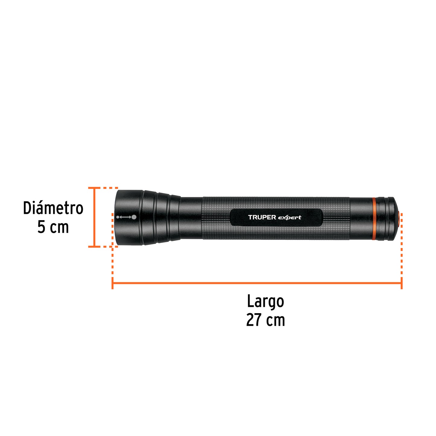 Linterna de aluminio LED Cree 850 lm