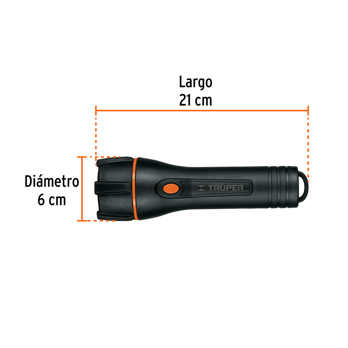 Linterna plástica LED 180 lm