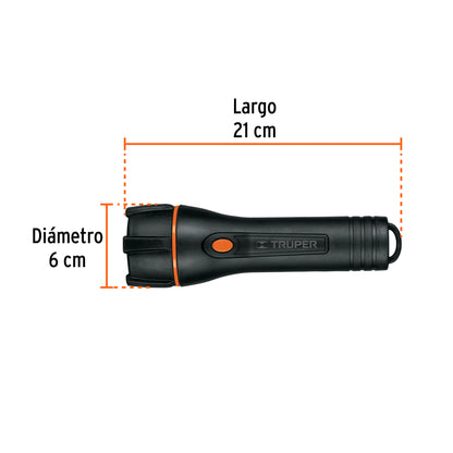 Linterna plástica LED 180 lm