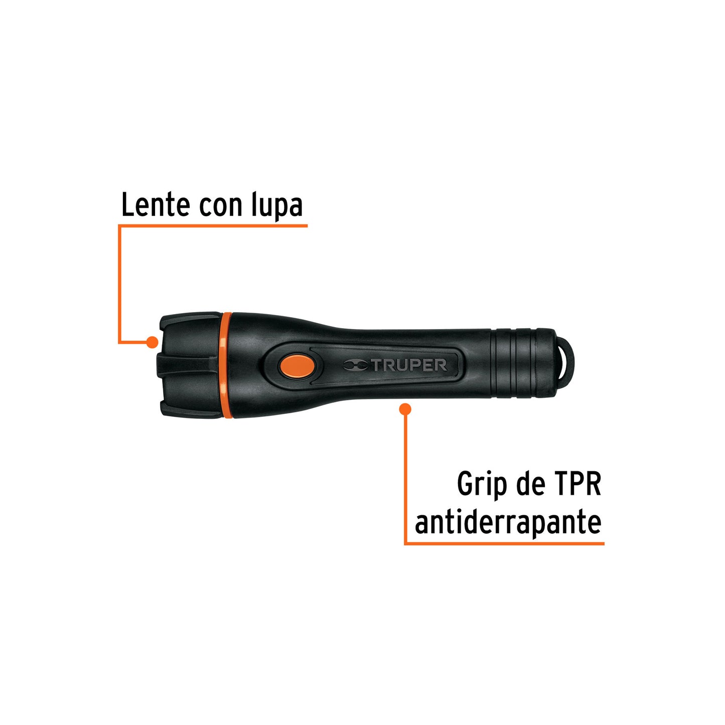 Linterna plástica LED 80 lm