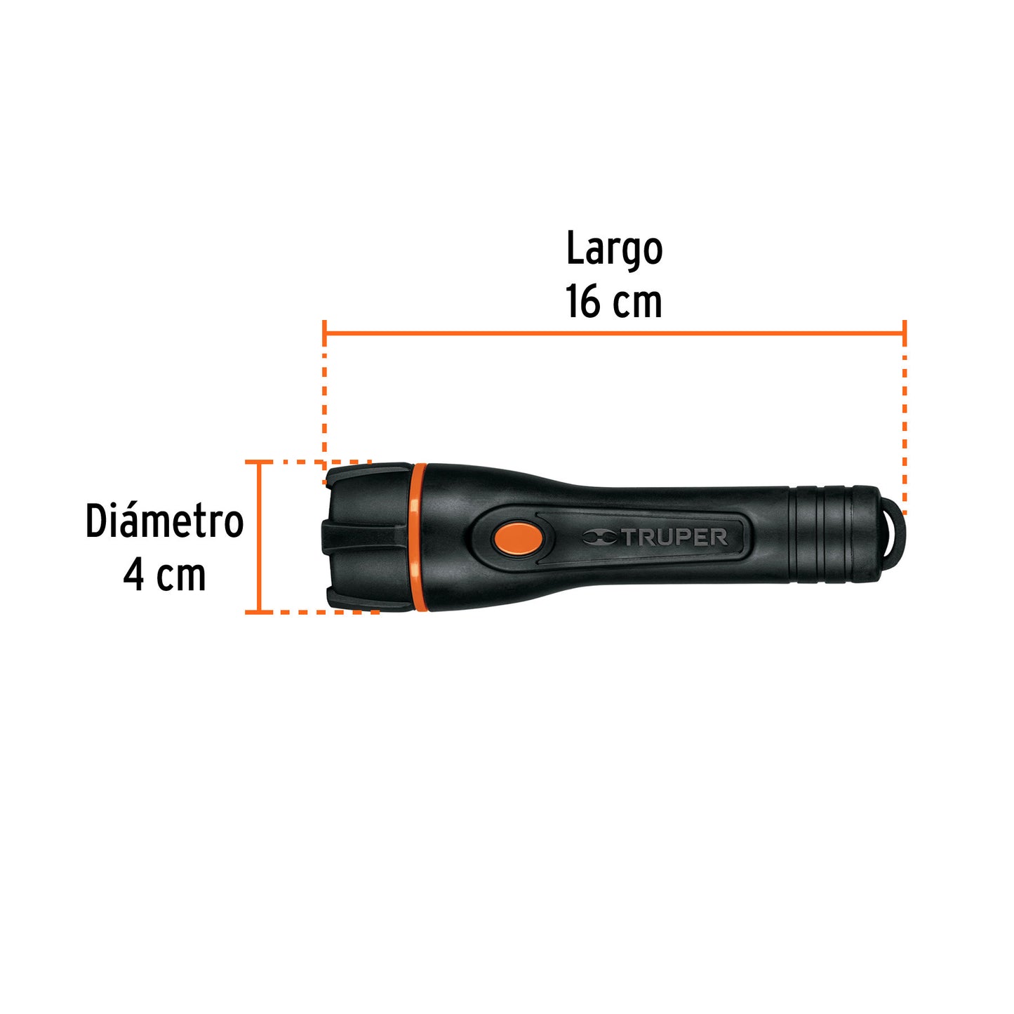 Linterna plástica LED 80 lm