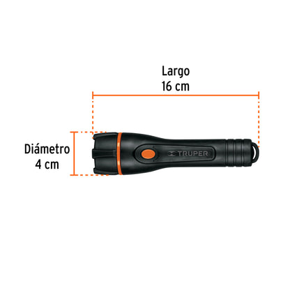 Linterna plástica LED 80 lm