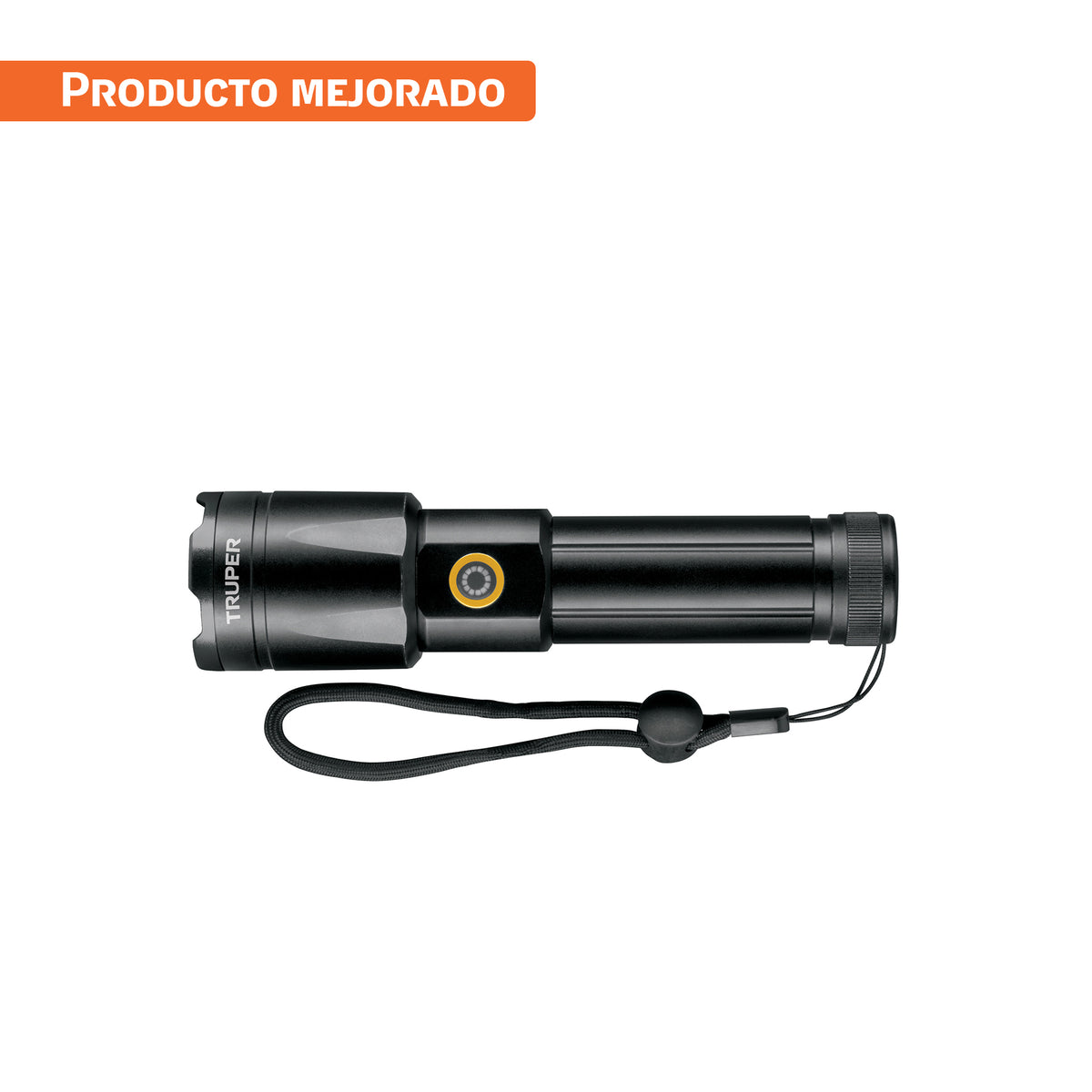 Linterna LED recargable, de aluminio, 1,200 lm
