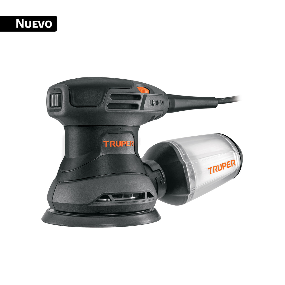Lijadora roto orbital 5", 260W, TRUPER INDUSTRIAL