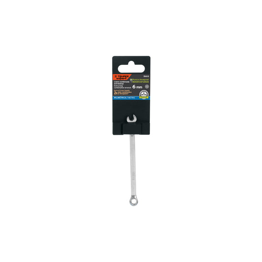 Llave combinada extralarga 6 mm con muesca hexagonal