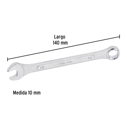 Llave combinada 10 mm con 12 puntas