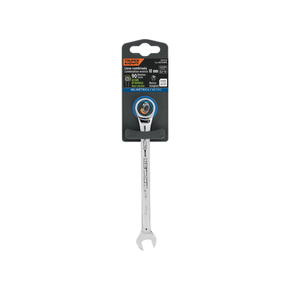 Llave combinada con matraca 10 mm
