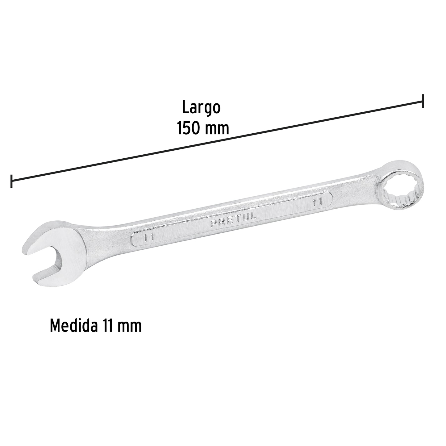 Llave combinada 11 mm con 12 puntas