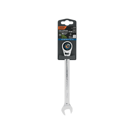Llave combinada con matraca 14 mm