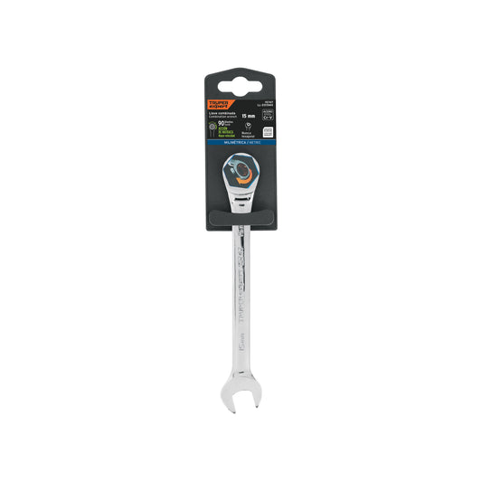 Llave combinada con matraca 15 mm