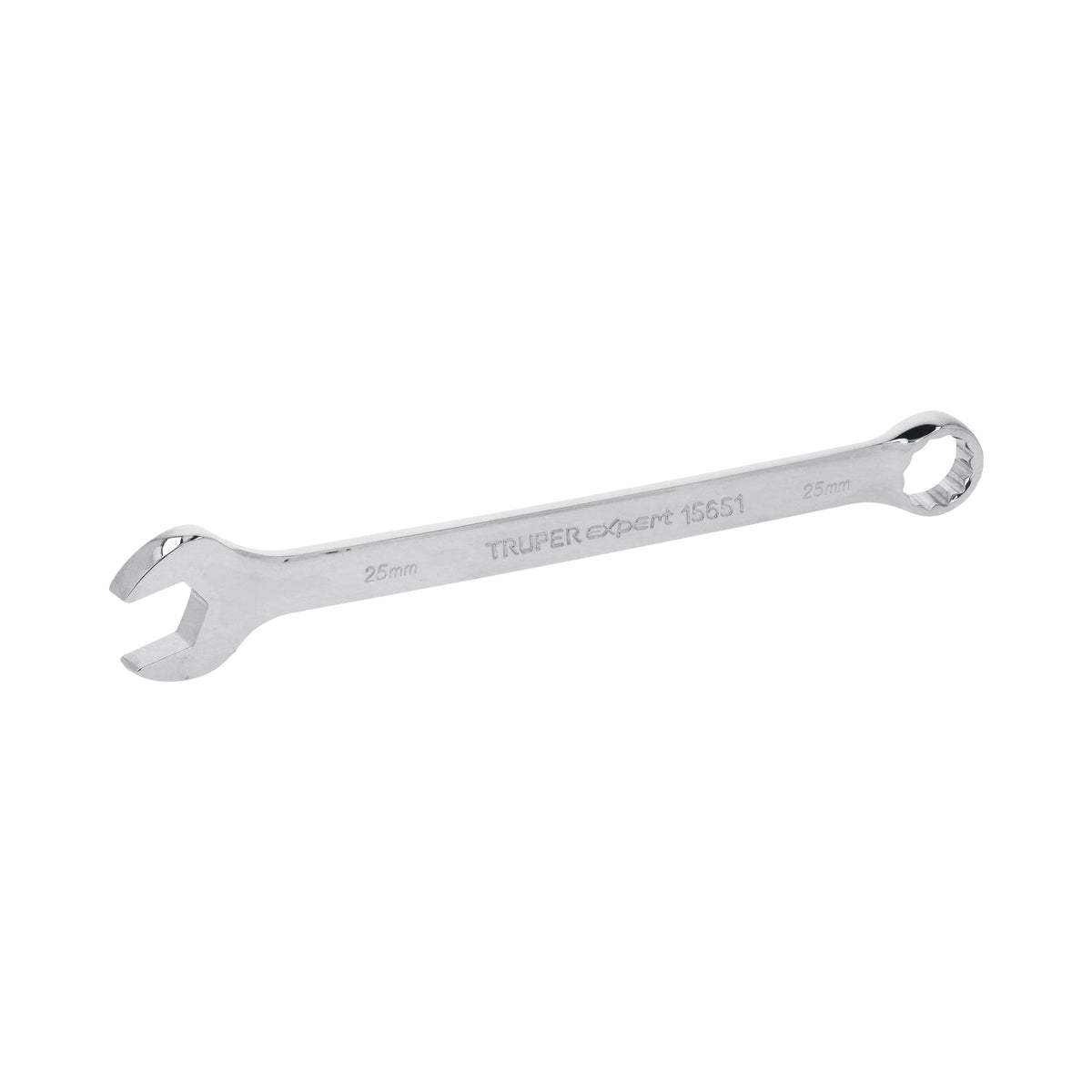 Llave combinada extralarga 25 mm con muesca hexagonal