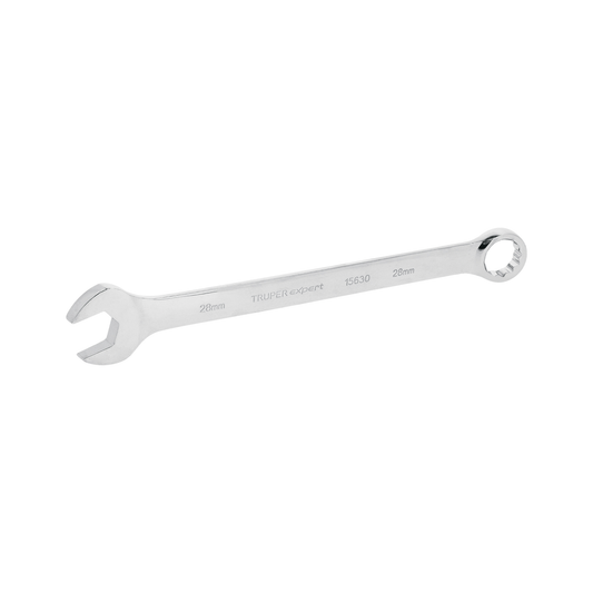 Llave combinada extralarga 28 mm con muesca hexagonal